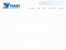 Tablet Screenshot of maritransportation.com